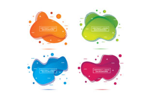 Modern Abstract Liquid Background