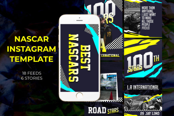 Nascar Instagram Templates